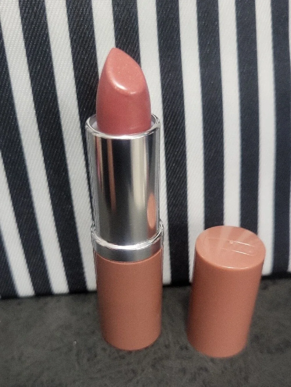 Clinique Nude Pink Lipstick, Mascara and Kate Spade Makeup Bag